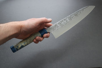 Yu Kurosaki Raijin gyuto 240mm custom handle - Thecooksedge