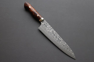 Yoshimi Kato SG2 Damascus Gyuto 210mm - Thecooksedge