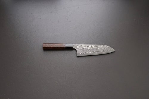 Nigara Hamono SG2 Damascus Santoku 180mm - Thecooksedge