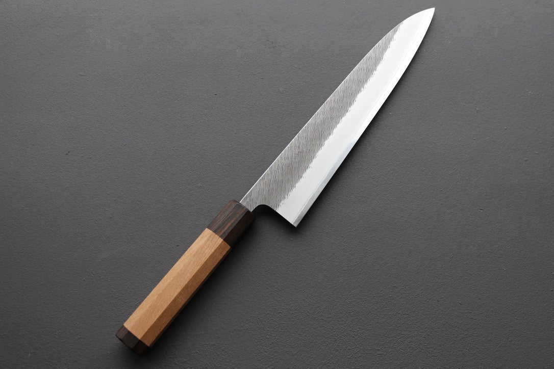 Yoshikane White #2 Kurouchi Tuschime Gyuto 240mm - Thecooksedge