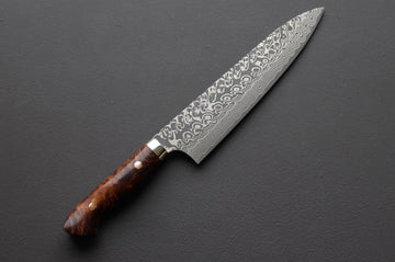 Yoshimi Kato SG2 Damascus Gyuto 210mm - Thecooksedge