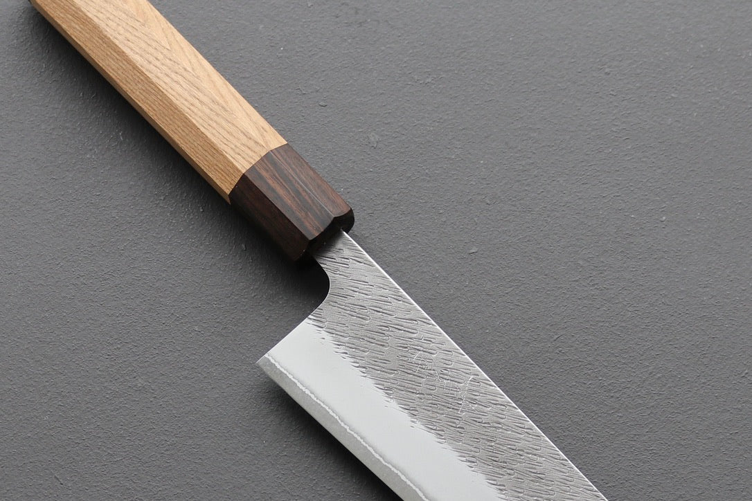 Yoshikane White #2 Kurouchi Tuschime Gyuto 240mm - Thecooksedge