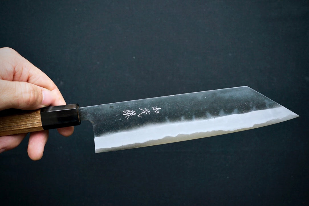 Shiro Kamo AS Kurouchi Kiritsuke Gyuto 210mm - Thecooksedge