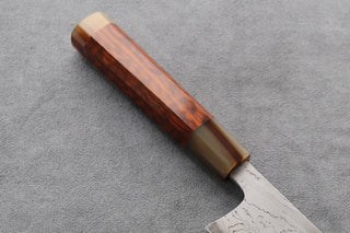 Hatsukokoro White#2 Damascus Santoku - Thecooksedge