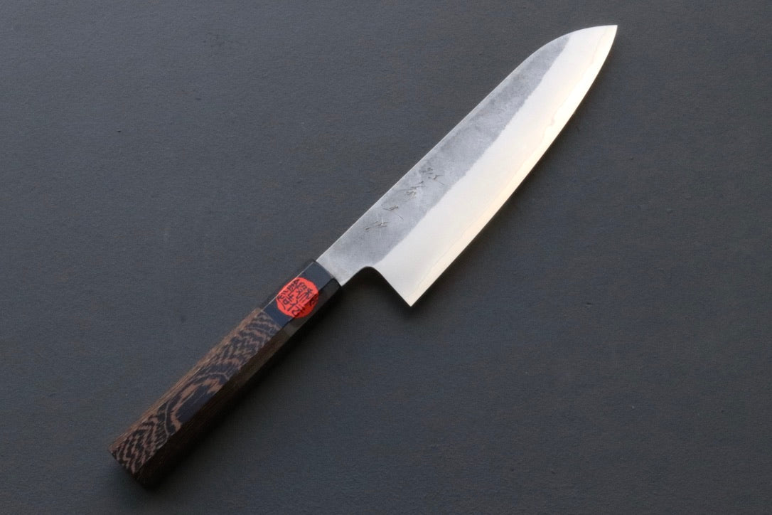 Shigeki Tanaka Nashiji Santoku 180mm - Thecooksedge