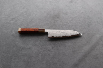 Hatsukokoro White#2 Damascus Santoku - Thecooksedge