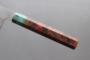 Shigeki Tanaka VG10 Damascus Gyuto 240mm w/Custom Handle - Thecooksedge