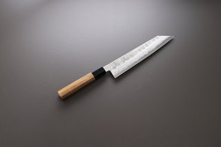 Hatsukokoro Inazuma AS Damascus Kiritsuke 210mm - Thecooksedge