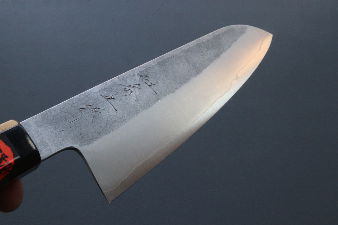 Shigeki Tanaka Nashiji Santoku 180mm - Thecooksedge