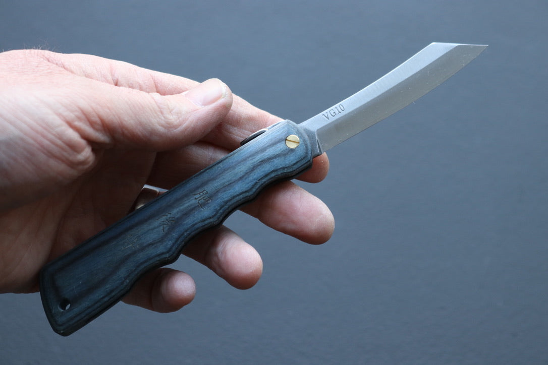 Woody VG10 Higonokami - Thecooksedge