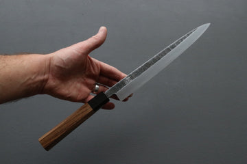 Hatsukokoro Single Bevel Kurouchi Yanagiba 240mm - Thecooksedge