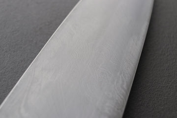 Shoichi Hashimoto Coreless Blue2 & White2 Damascus Gyuto 240mm - Thecooksedge