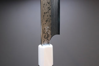 Yauji Yoshihiro Damascus Yanagiba 300mm - Thecooksedge