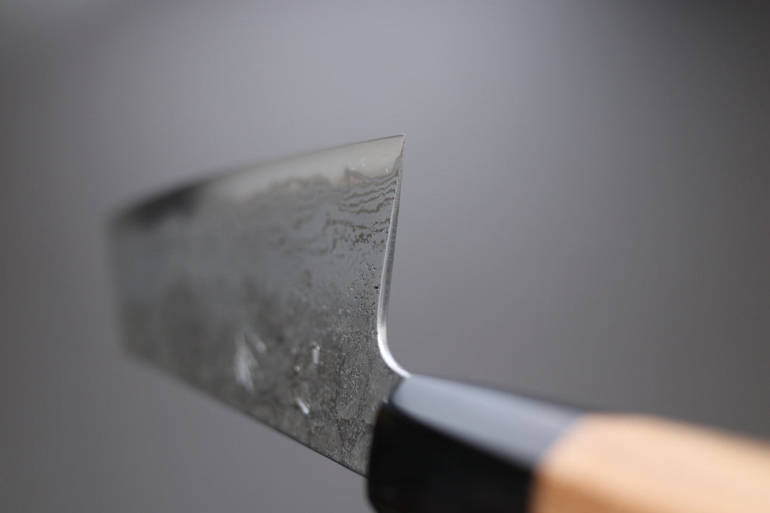 Hatsukokoro Inazuma AS Damascus Bunka 180mm - Thecooksedge