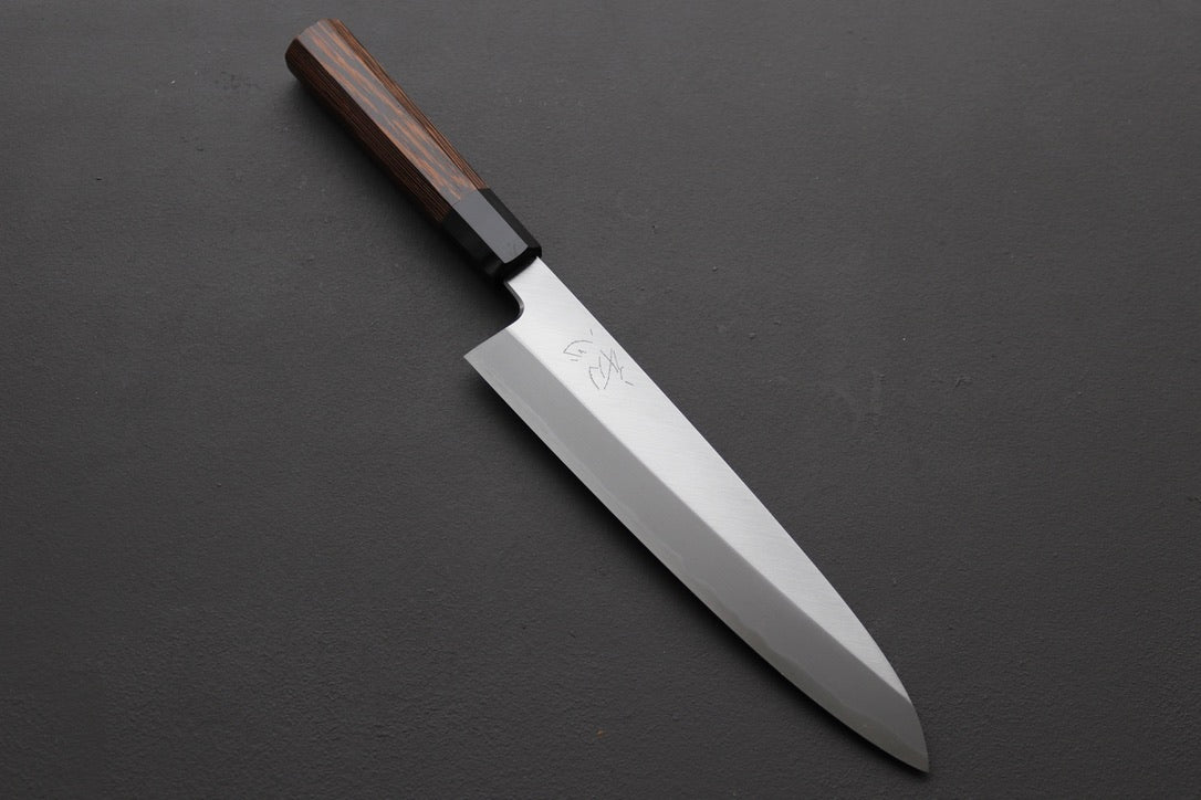 Hatsukokoro Shirasagi Single Bevel Gyuto 240mm - Thecooksedge