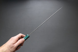 Sakai Kikumori Nashiji Gyuto 240mm Custom Handle - Thecooksedge