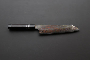 Nigara Hamono Aogami #2 Rainbow Damascus Kiritsuke Gyuto 240mm - Thecooksedge