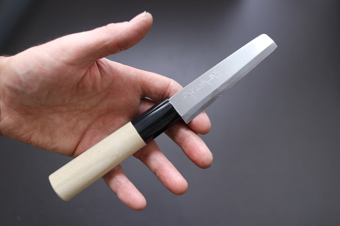 Sakai Kikumori Gokujyo Nagoya-Saki (Nagoya style) Eel knife 105mm - Thecooksedge