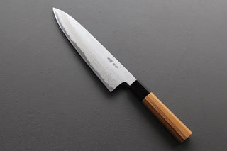 Yoshikazu Tanaka White #1 Damascus Gyuto 240mm - Thecooksedge