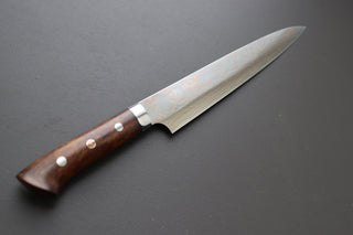 Takeshi Saji Rainbow Damascus Sujihiki 240mm - Thecooksedge