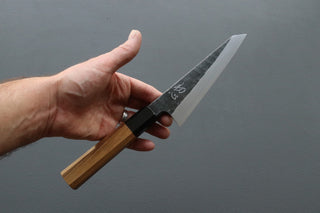 Hatsukokoro Single Bevel Kurouchi Honesuki 150mm - Thecooksedge