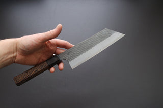 Nigara Hamono Kurouchi SG2 Nakiri 180mm - Thecooksedge