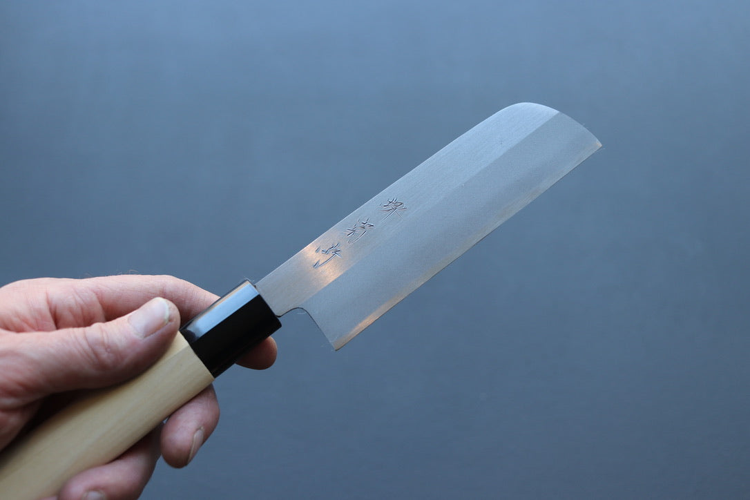 Sakai Kikumori Kawamuki Peeling Knife 135mm - Thecooksedge