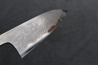 Hatsukokoro White#2 Damascus Santoku - Thecooksedge