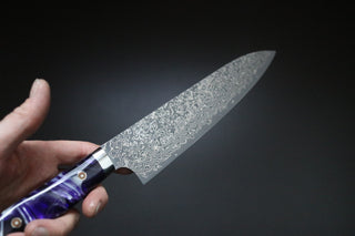 Yoshimi Kato SG2 Damascus Gyuto 210mm - Thecooksedge