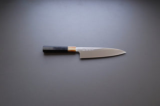 Sukenari ZDP189 Migaki Gyuto 200mm w/Ebony Handle - Thecooksedge