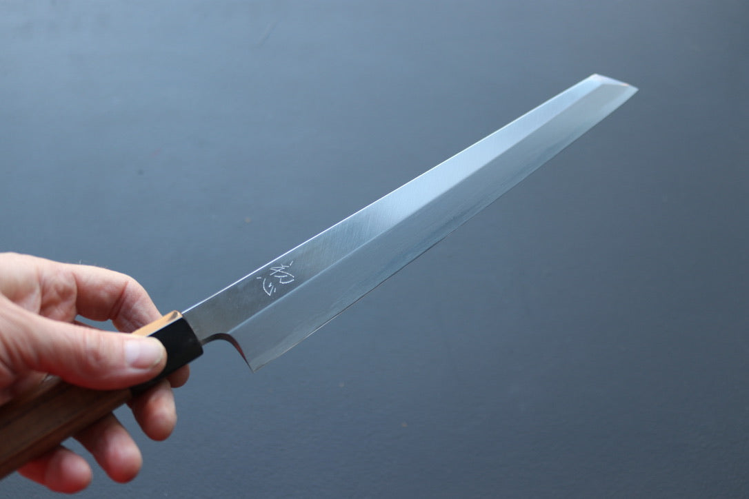 Hatsukokoro Shirasagi Kiritsuke Yanagiba 300mm - Thecooksedge