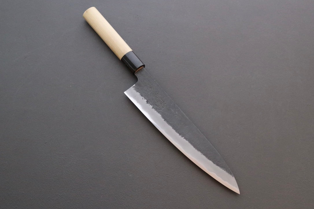 Mutsumi Hinoura Kurouchi Gyuto 240mm - Thecooksedge