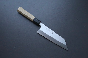 Sakai Kikumori x Yoshikazu Tanaka Gokujyo Kiritsuke Deba 165mm - Thecooksedge