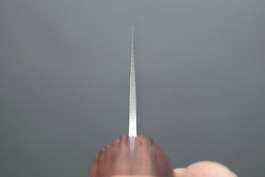 Sakai Takayuki 33 Layer Damascus Wa Kengata Santoku 170mm - Thecooksedge