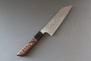 Takeshi Saji VG10 Damascus Bunka 165mm - Thecooksedge