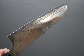 Nigara Hamono Aogami #2 Rainbow Damascus Kiritsuke Gyuto 240mm - Thecooksedge