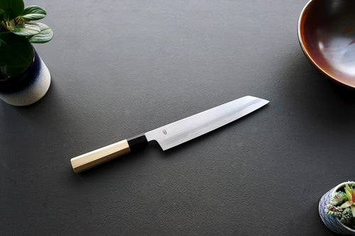 Kikuzuki Kasumi Kiritsuke Gyuto 240mm - Thecooksedge