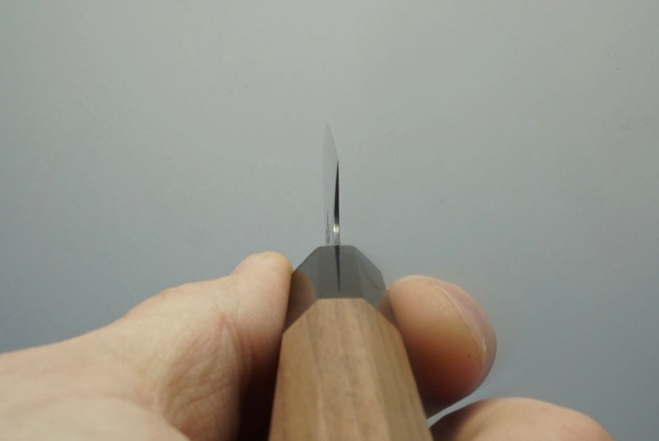 Hatsukokoro Sunaarashi Kurozome Damascus Kiritsuke Petty 150mm - Thecooksedge