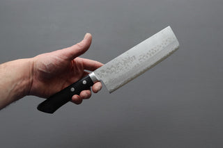 Masutani VG10 Damascus Nakiri 165mm - Thecooksedge