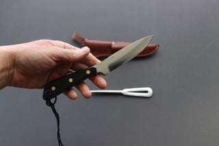 Grohmann #3 Boat, Army or Yachtsman Knife W/Micarta Handle - Thecooksedge