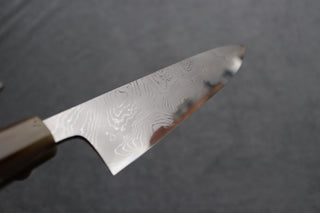 Hatsukokoro Hyomon Damascus Gyuto 210mm - Thecooksedge