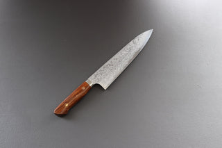 Yoshihiro Yauji Blue #2 Damascus Gyuto 210mm - Thecooksedge