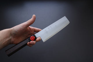 Shigeki Tanaka Nashiji Nakiri 165mm - Thecooksedge