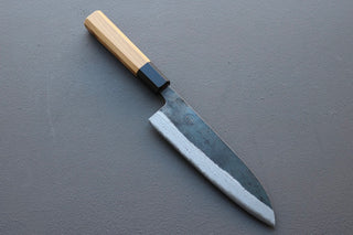 Hatsukokoro Kumokage Santoku 180mm - Thecooksedge