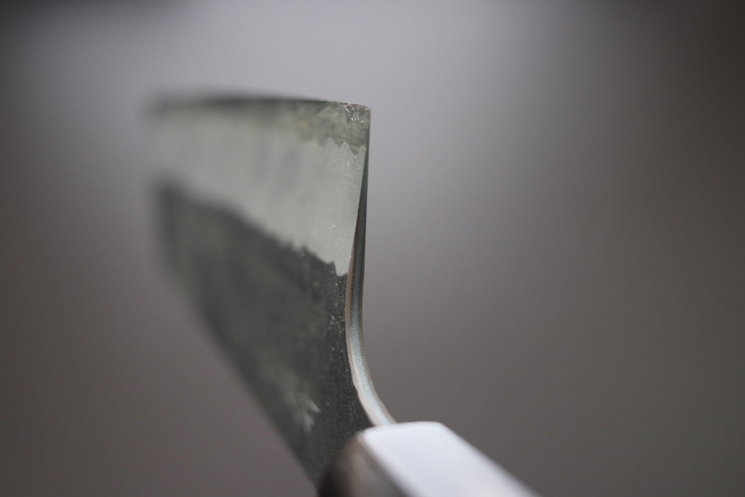 Nigara Hamono Kurouchi SG2 Nakiri 180mm - Thecooksedge