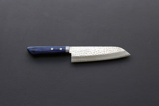 Masutani VG10 Tsuchime Santoku 170mm - Thecooksedge