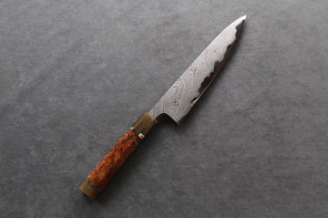 Hatsukokoro Hyomon Damascus Gyuto 210mm - Thecooksedge