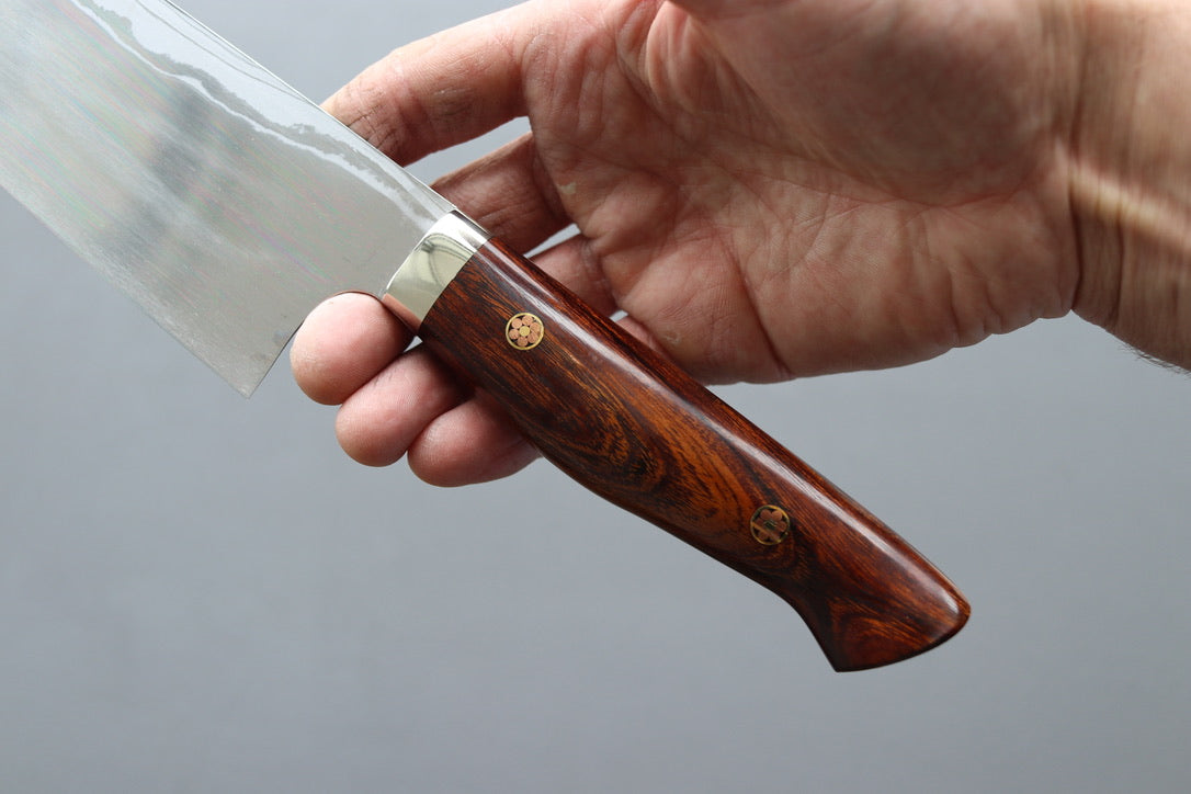 Yoshihiro Yauji Blue #2 Damascus Gyuto 240mm - Thecooksedge