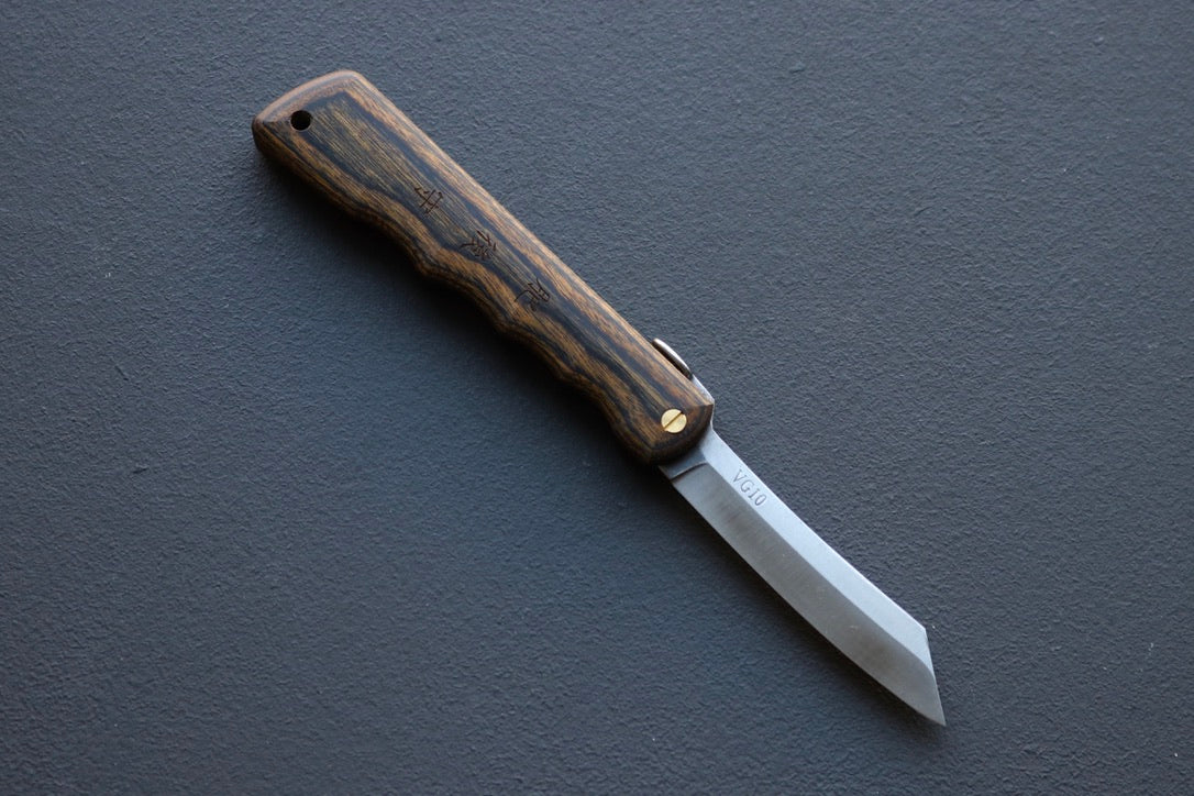 Woody VG10 Higonokami - Thecooksedge