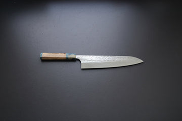 Yu Kurosaki Raijin gyuto 240mm custom handle - Thecooksedge